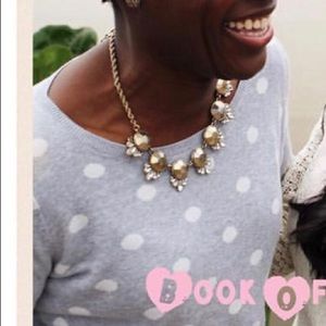 Grey polka dot sweater